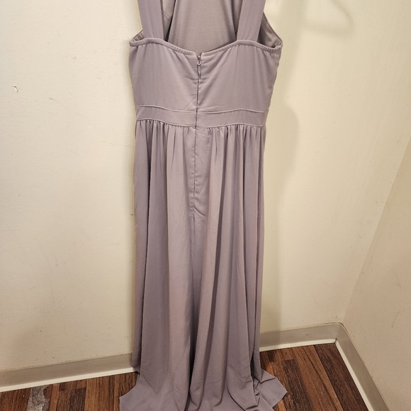 Lulu's long Sleevesless Mauve Bridemaid Dress size S - Picture 6 of 11